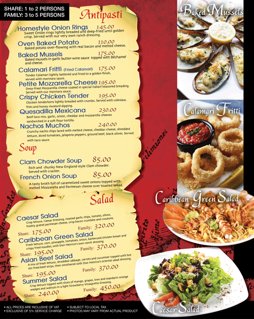cebu menu 1